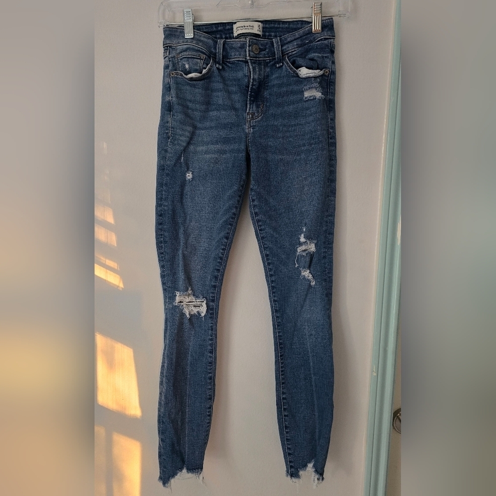 Abercrombie & Fitch Jeans Womens 25/0 The Super Skinny Ankle High Rise